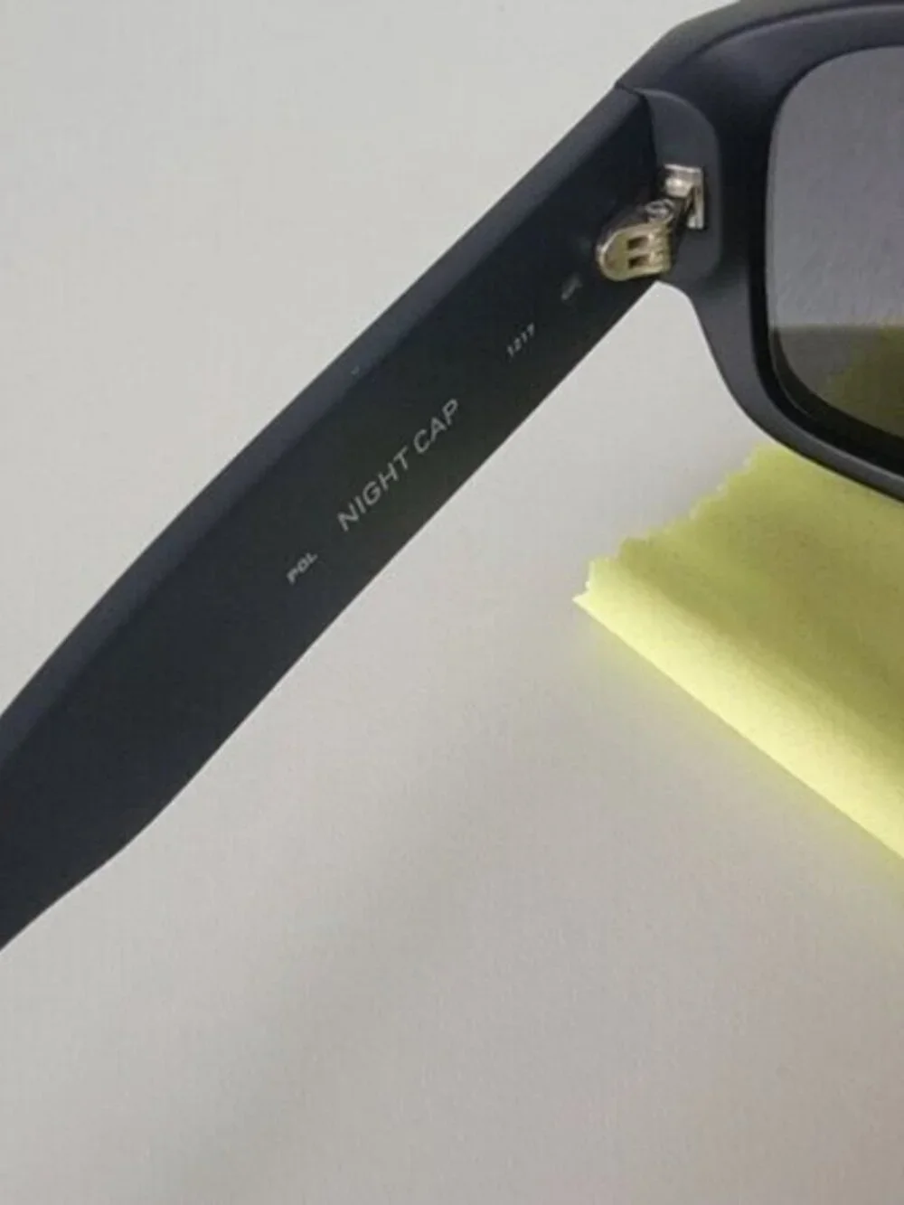 Quay Nigh Cap Matte Black Polarized Sunglasses